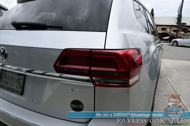 2019 Volkswagen Atlas 3.6L V6 SEL / Auto Start / Heated Leather Seats & Steering Wheel / NAV / Pano Sunroof / Adaptive Cruise / Lane Depart & Blind Spot Alert / Apple CarPlay & Android Auto / 3rd Row / Seats 7 / Tow Pkg Anchorage AK