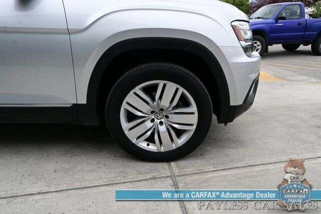 2019 Volkswagen Atlas 3.6L V6 SEL / Auto Start / Heated Leather Seats & Steering Wheel / NAV / Pano Sunroof / Adaptive Cruise / Lane Depart & Blind Spot Alert / Apple CarPlay & Android Auto / 3rd Row / Seats 7 / Tow Pkg Anchorage AK