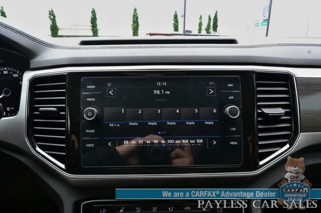 2019 Volkswagen Atlas 3.6L V6 SEL / Auto Start / Heated Leather Seats & Steering Wheel / NAV / Pano Sunroof / Adaptive Cruise / Lane Depart & Blind Spot Alert / Apple CarPlay & Android Auto / 3rd Row / Seats 7 / Tow Pkg Anchorage AK