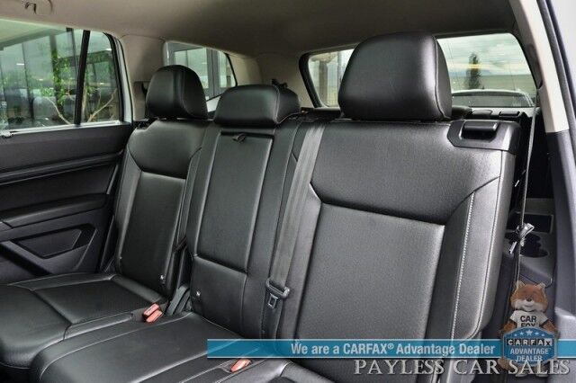 2019 Volkswagen Atlas 3.6L V6 SEL / Auto Start / Heated Leather Seats & Steering Wheel / NAV / Pano Sunroof / Adaptive Cruise / Lane Depart & Blind Spot Alert / Apple CarPlay & Android Auto / 3rd Row / Seats 7 / Tow Pkg Anchorage AK