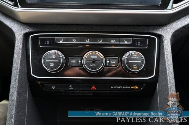 2019 Volkswagen Atlas 3.6L V6 SEL / Auto Start / Heated Leather Seats & Steering Wheel / NAV / Pano Sunroof / Adaptive Cruise / Lane Depart & Blind Spot Alert / Apple CarPlay & Android Auto / 3rd Row / Seats 7 / Tow Pkg Anchorage AK