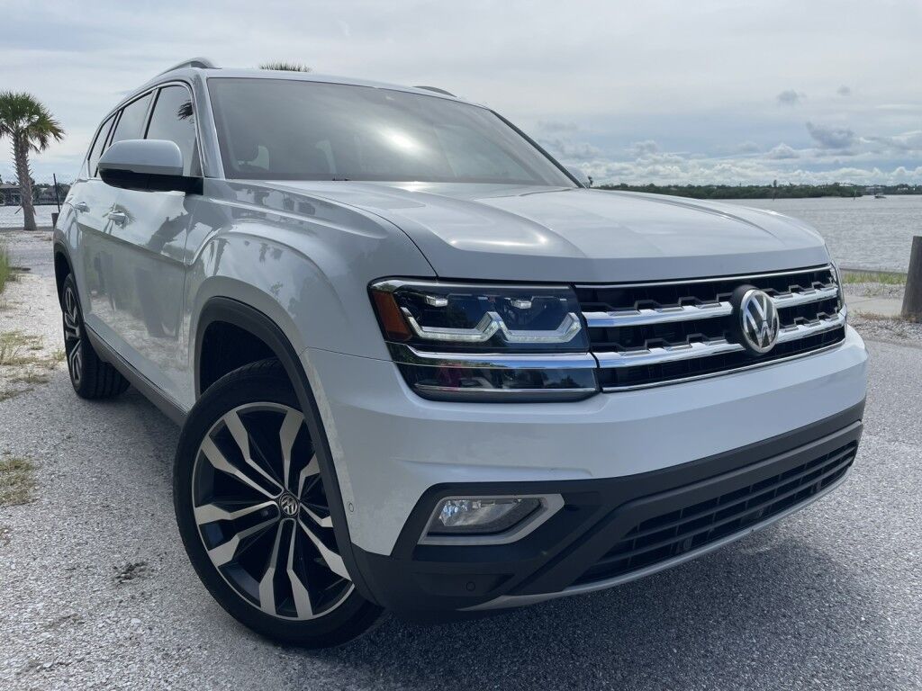 2019 Volkswagen Atlas 3.6L V6 SEL PREMIUM~CLEAN CARFAX~3RD ROW SEAT~LANE ASSIST~ADAPTI Sarasota FL