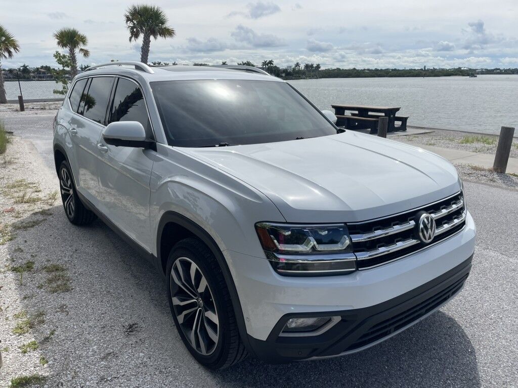 2019 Volkswagen Atlas 3.6L V6 SEL PREMIUM~CLEAN CARFAX~3RD ROW SEAT~LANE ASSIST~ADAPTI Sarasota FL