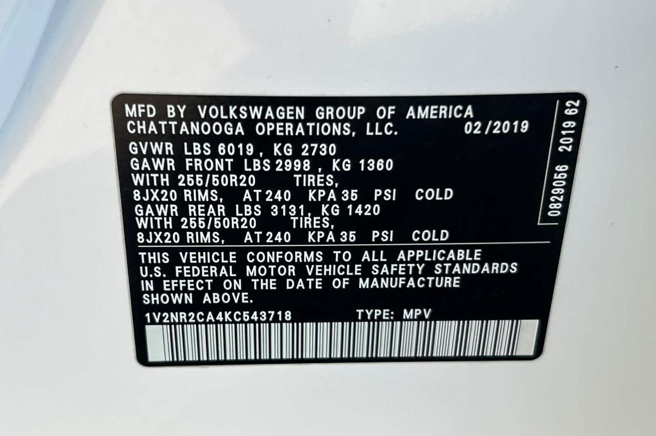 2019 Volkswagen Atlas 3.6L V6 SEL Premium Roseville CA