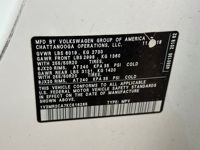 2019 Volkswagen Atlas SEL Springfield VA