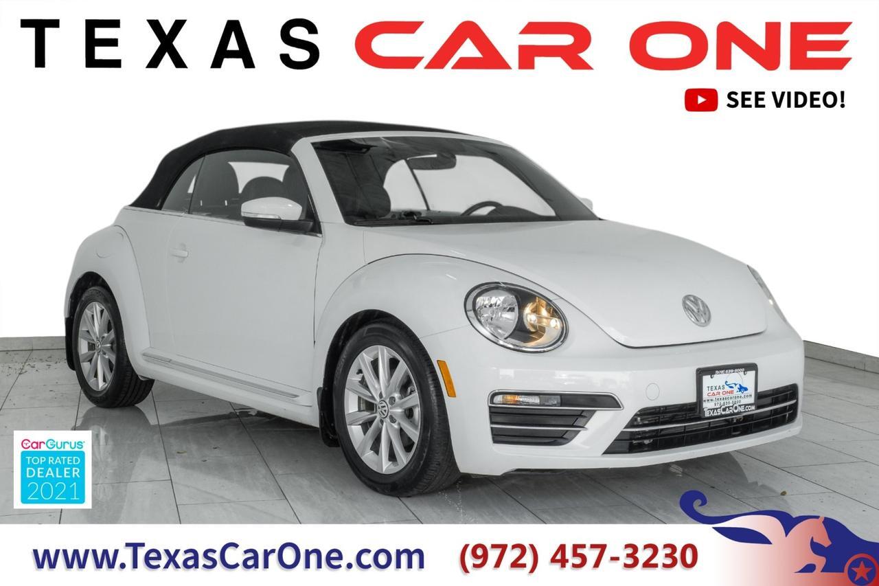 2019 Volkswagen Beetle Convertible 2.0T SE AUTOMATIC BLIND SPOT ASSIST LEATHER HEATED SEATS REAR CA