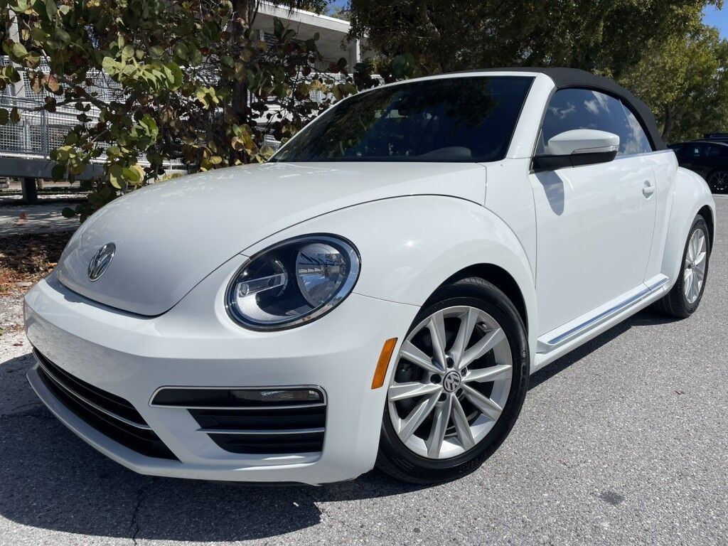 2019 Volkswagen Beetle Convertible S~CLEAN CAR-FAX~EXCELLENT CONDITION~BLUETOOTH~CONVERTIBLE SOFT TOP~CRUISE CONTROL~HEATED SIDE MIRRORS~PARKING SENSORS~STABILITY CONTROL Sarasota FL
