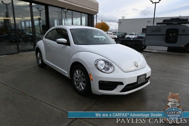 2019 Volkswagen Beetle S / Automatic / 2.0L Turbo / Power Mirrors, Windows & Locks / Blind Spot Alert / Bluetooth / Backup Camera / Keyless Entry / Cruise Control / Studded Winter Tires / 33 MPG / Block Heater / Only 33K Miles Anchorage AK