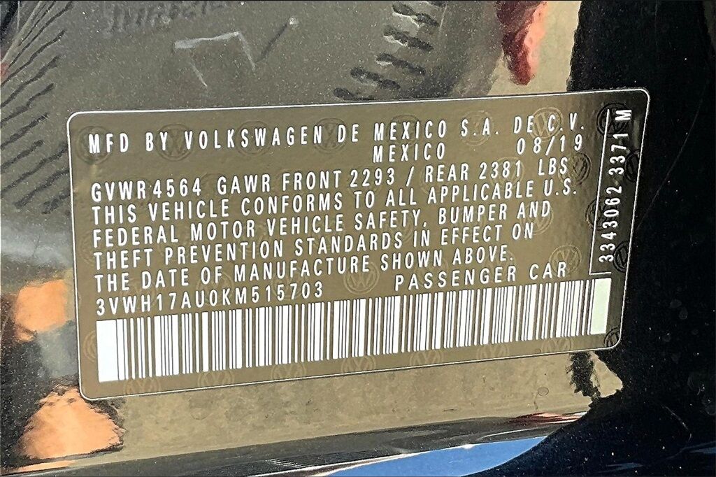 2019 Volkswagen Golf Alltrack TSI S OR