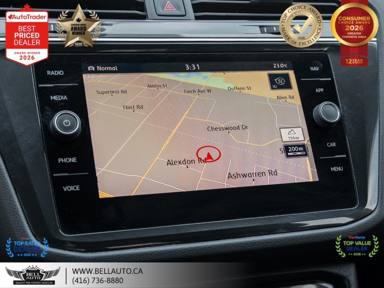 2019 Volkswagen Tiguan Comfortline | 7PASS | NAVI | B.CAM | NOACCIDENT Toronto ON
