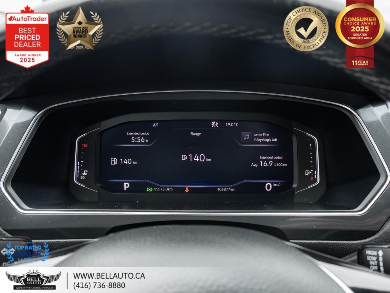 2019 Volkswagen Tiguan Highline R-Line | NAVI | B.CAM | PANO | FENDERAUDIO | NOACCIDENT Toronto ON