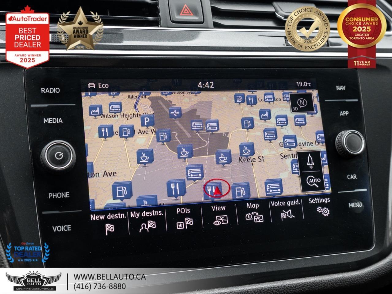 2019 Volkswagen Tiguan Highline R-Line | NAVI | B.CAM | PANO | FENDERAUDIO | NOACCIDENT Toronto ON
