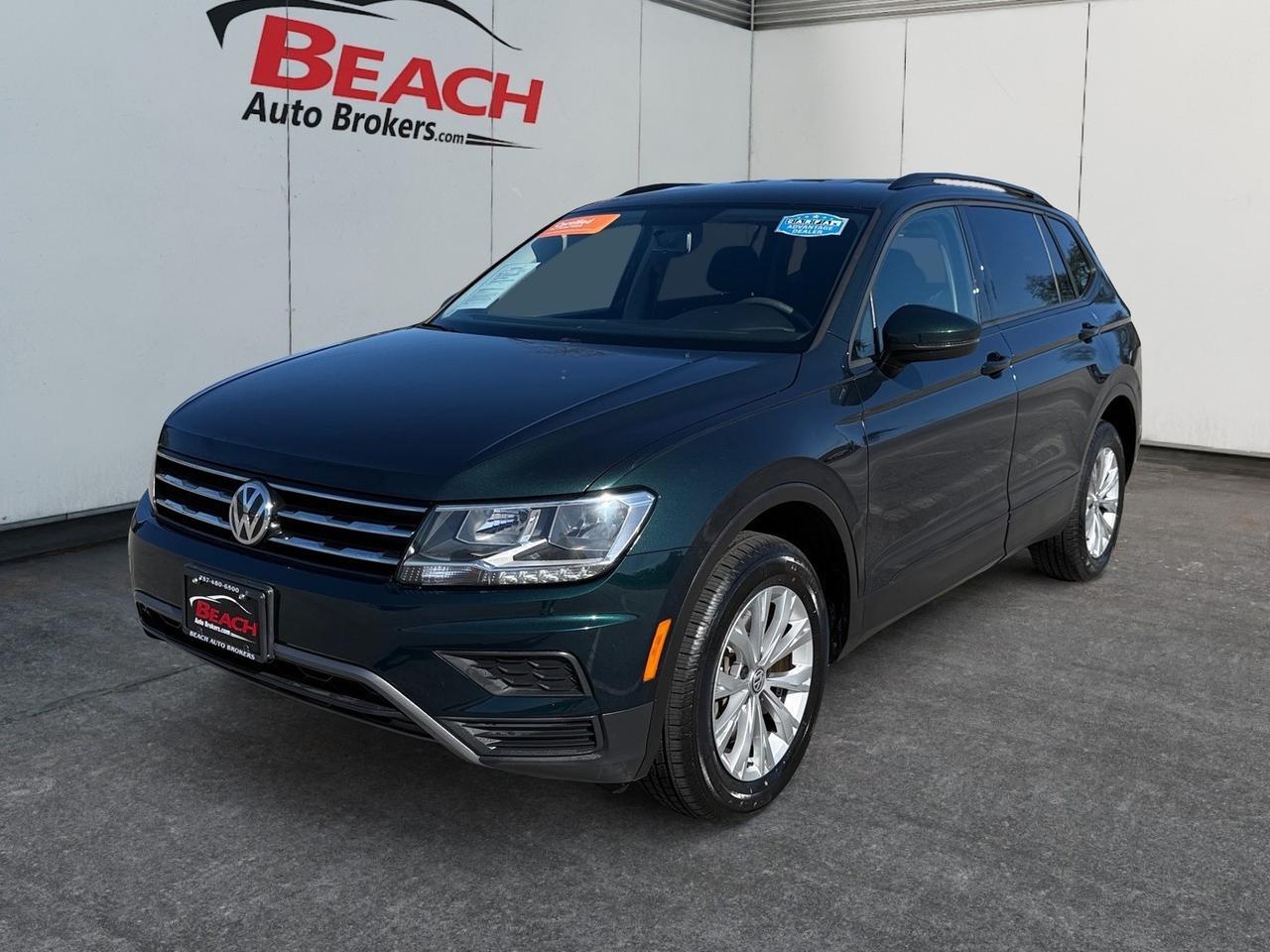 2019 Volkswagen Tiguan S AWD, APPLE CARPLAY/ANDROID AUTO, ALL WEATHER FLOOR MATS, POWER MIRRORS, BLIND SPOT ALERT, REMOTE KEYLESS ENTRY, BACKUP CAMERA, COME AND TEST DRIVE THIS VOLKSWAGEN TIGUAN TODAY!