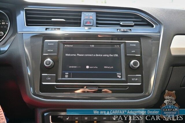 2019 Volkswagen Tiguan S / AWD / Automatic / Heated Premium Cloth Seats / Apple CarPlay & Android Auto / USB Input / Back Up Camera / Cruise Control / Air Conditioning / Aluminum Wheels / 29 MPG / Only 73k Miles Anchorage AK