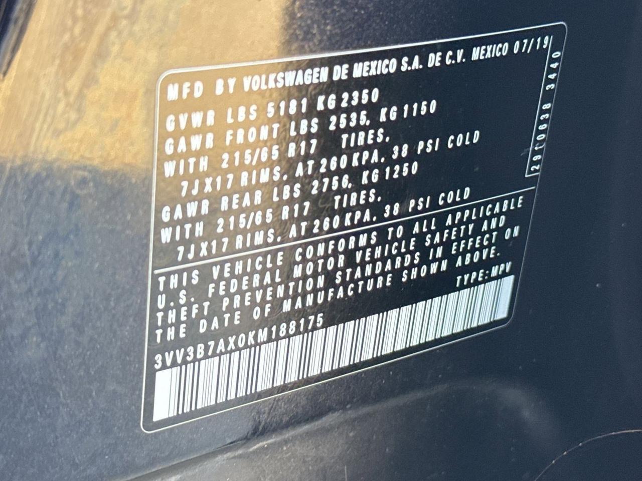 2019 Volkswagen Tiguan SE San Antonio TX