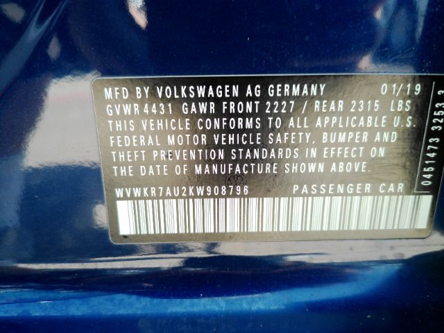 2019 Volkswagen e-Golf SE Plano TX