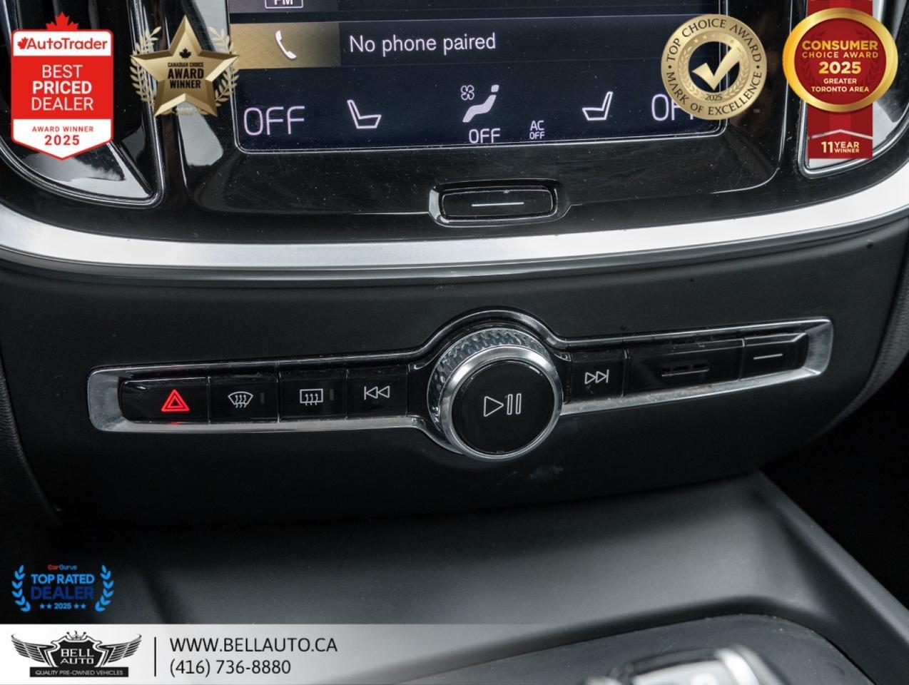 2019 Volvo S60 Momentum 360CAM PANO MMRYSEAT B.CAM NOACCIDENT Toronto ON