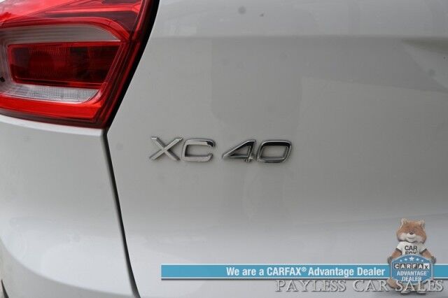 2019 Volvo XC40 Momentum / AWD / Vision Pkg / Power & Heated Leather Seats / Heated Steering Wheel / Lane Departure & Blind Spot Alert / Apple CarPlay & Android Auto / Back Up Camera / Front & Rear Park Assist / 31 MPG Anchorage AK