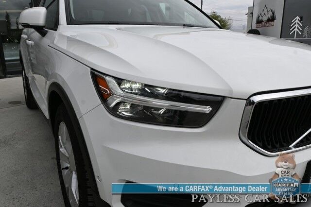 2019 Volvo XC40 Momentum / AWD / Vision Pkg / Power & Heated Leather Seats / Heated Steering Wheel / Lane Departure & Blind Spot Alert / Apple CarPlay & Android Auto / Back Up Camera / Front & Rear Park Assist / 31 MPG Anchorage AK