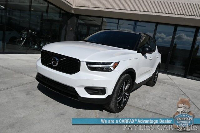 2019 Volvo XC40 R-Design / AWD / Premium & Vision Pkg / Power & Heated Alcantara Seats / Heated Steering / Sunroof / Harman Kardon Speakers / Lane Departure & Blind Spot / Apple CarPlay & Android Auto / 31 MPG / Only 43k Miles Anchorage AK