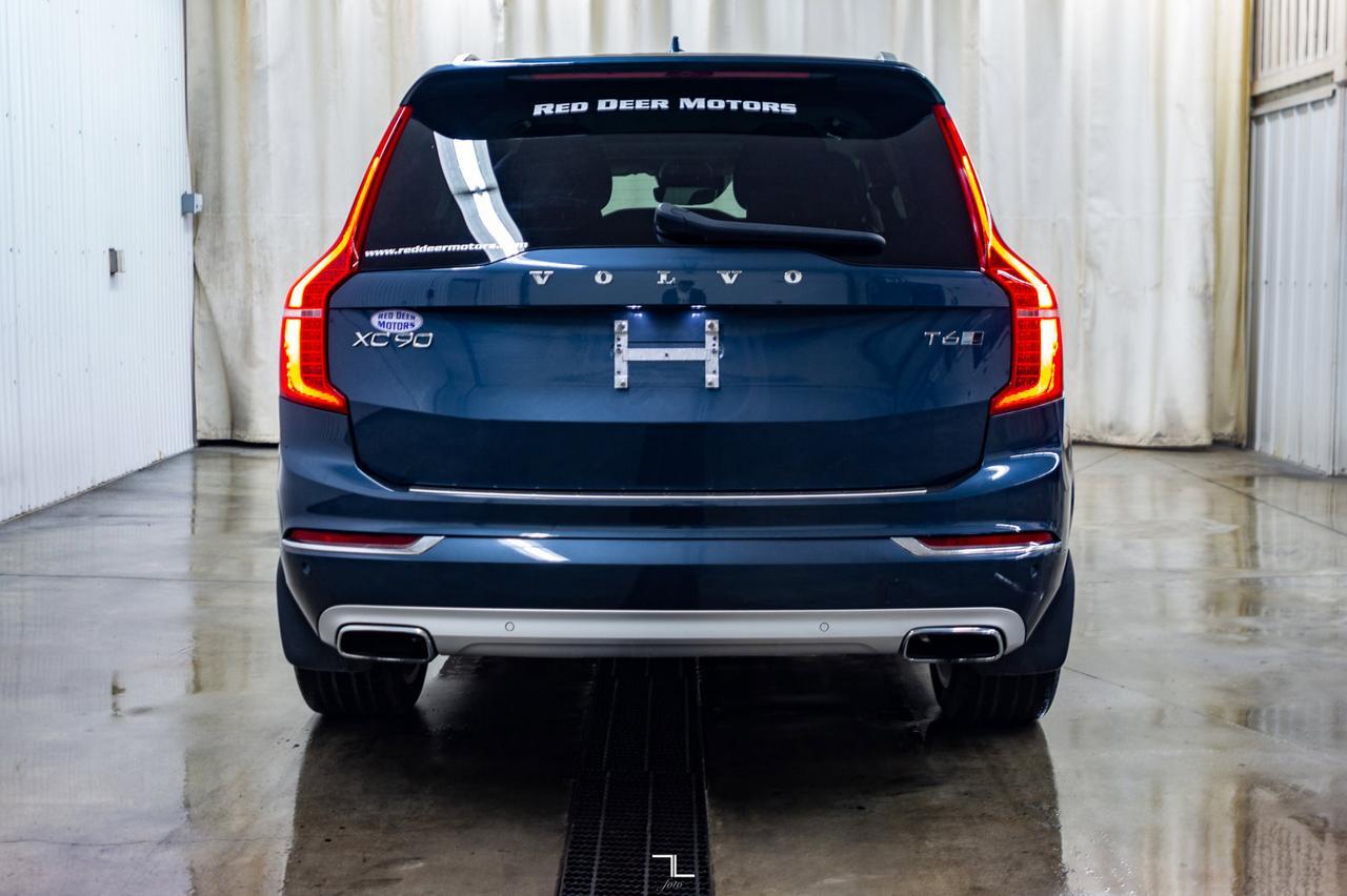 2019 Volvo XC90 AWD T6 Inscription Leather Roof Nav BCam Red Deer AB