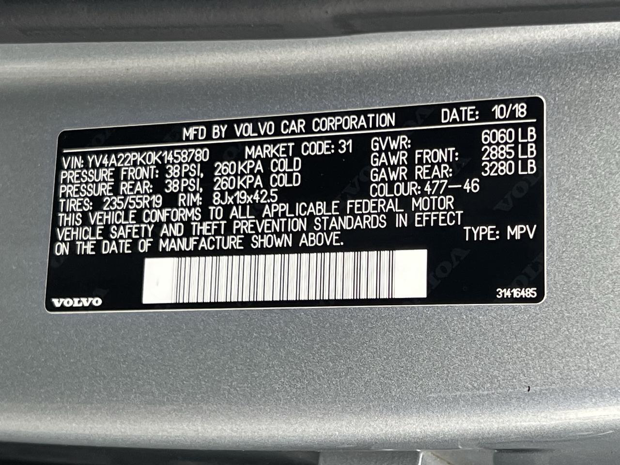 2019 Volvo XC90 T6 Momentum Chantilly VA