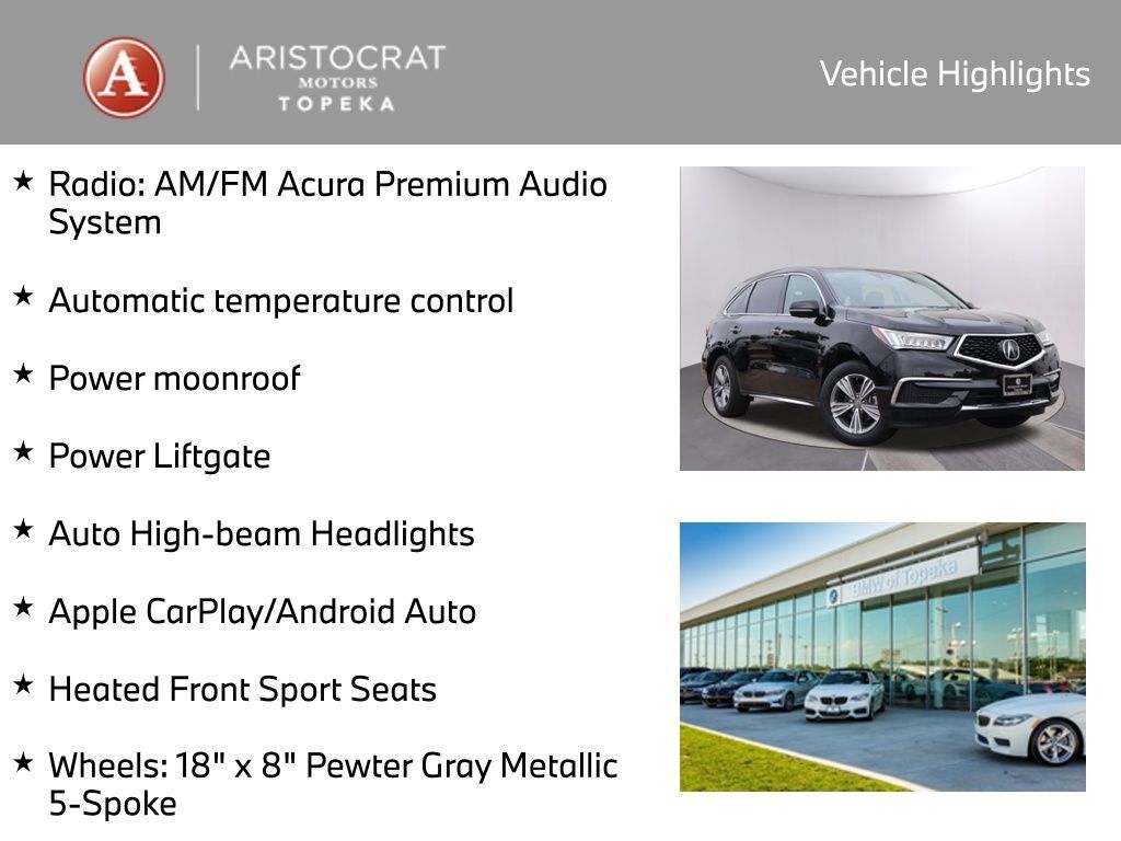 2020 Acura MDX 3.5L San Clemente CA