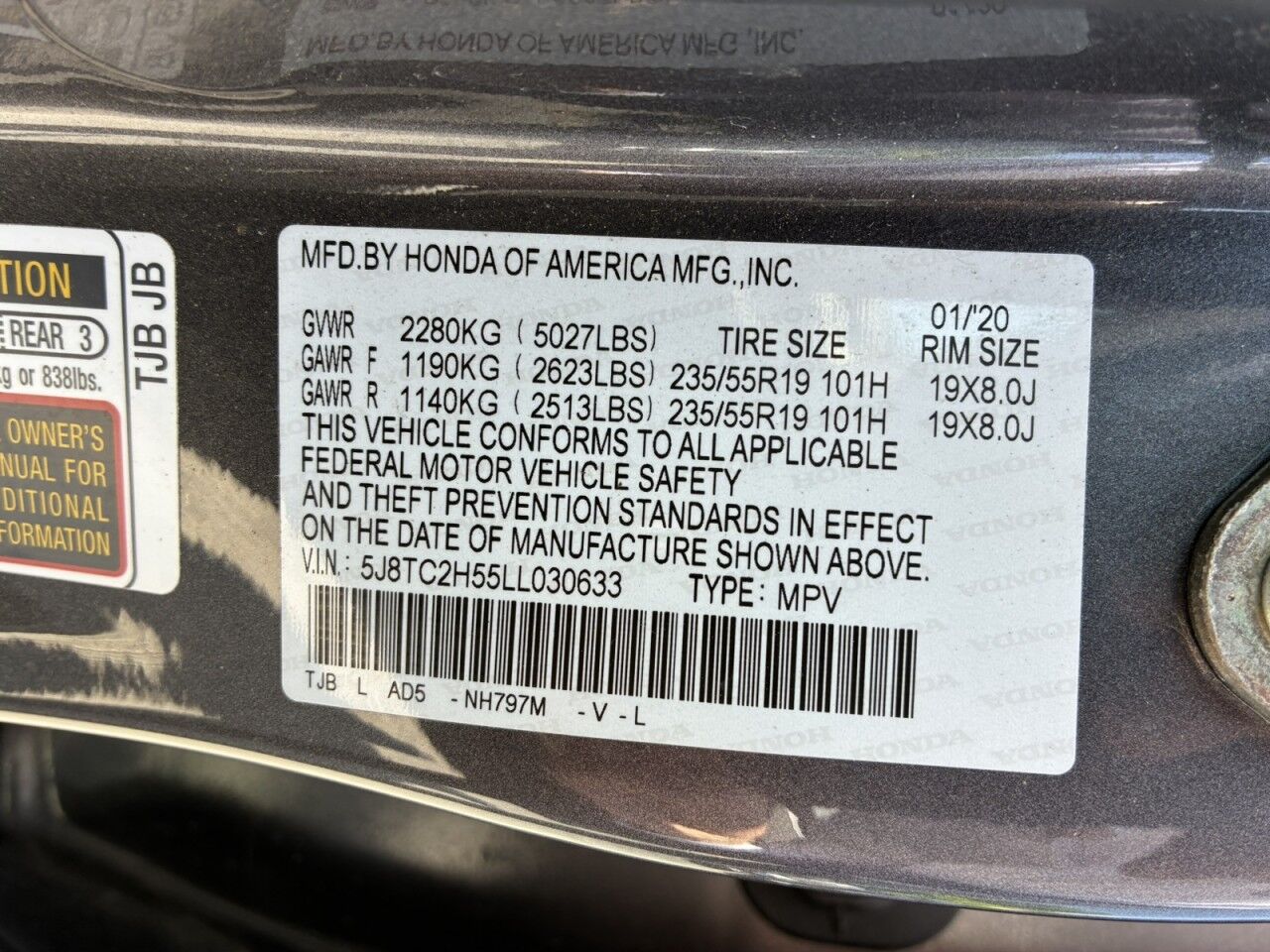 2020 Acura RDX w/Technology Pkg Charlton MA