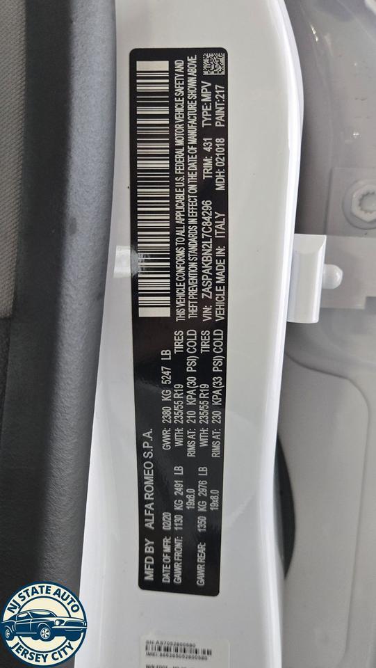 2020 Alfa Romeo Stelvio Ti Jersey City NJ