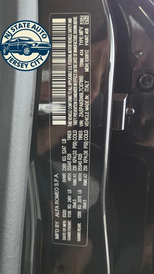 2020 Alfa Romeo Stelvio Ti Jersey City NJ