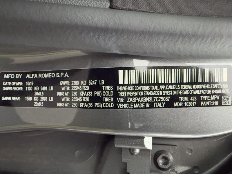 2020 Alfa Romeo Stelvio Ti Sport AWD Arlington VA