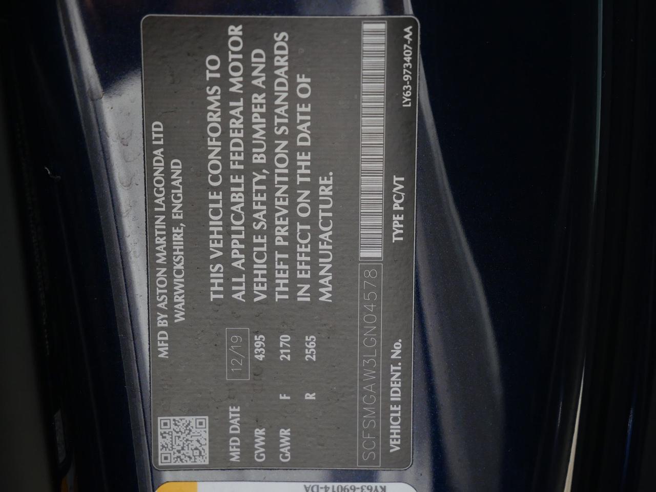 2020 Aston Martin Vantage Lawrence KS