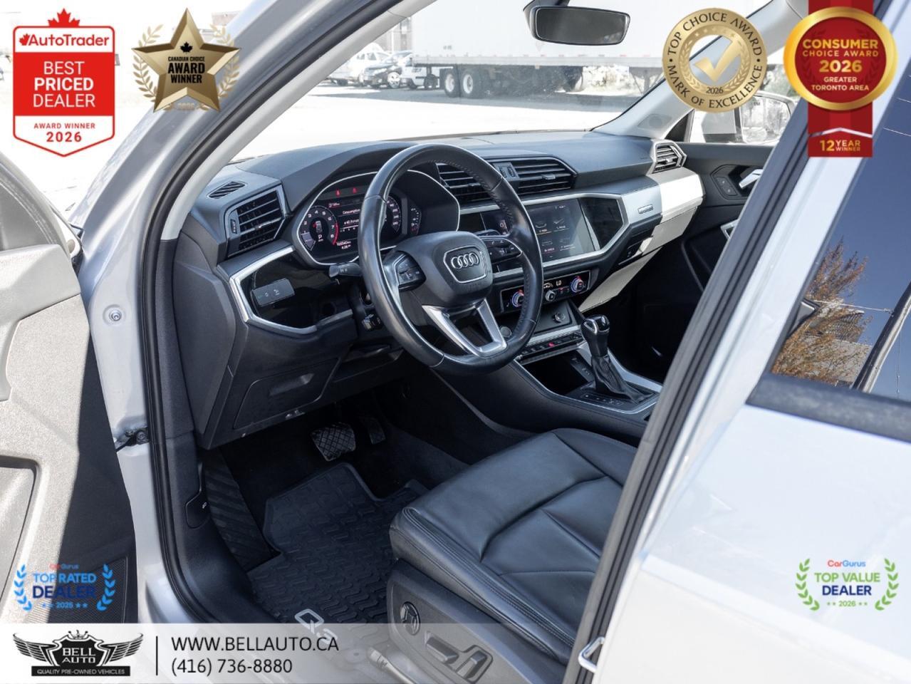 2020 Audi Q3 Komfort | B.CAM | PANO | LTHR | NOACCIDENT Toronto ON