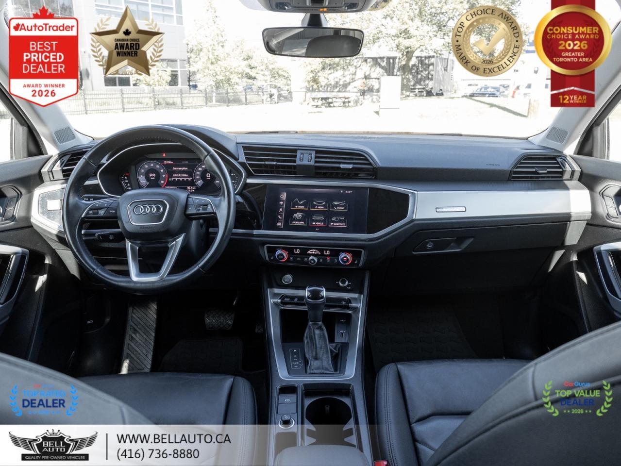 2020 Audi Q3 Komfort | B.CAM | PANO | LTHR | NOACCIDENT Toronto ON