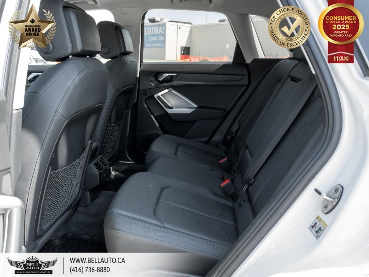 2020 Audi Q3 Komfort | PANOROOF | PARKASST | WIRELESSCHRG | BLUETOOTH | HTD LTHR SEATS | BACKUPCAM | NOACCIDENT Toronto ON