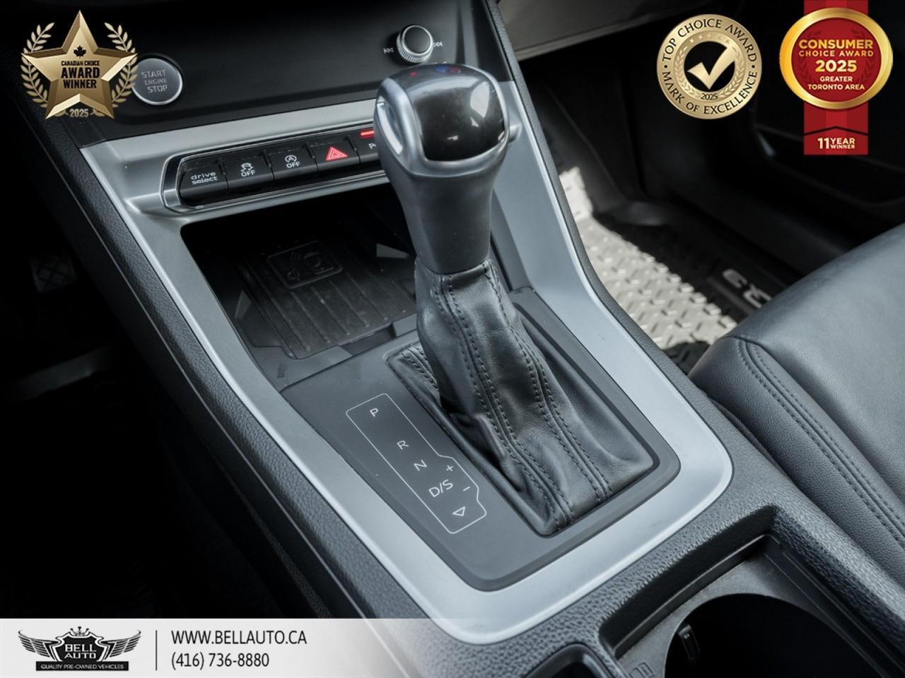 2020 Audi Q3 Komfort | PANOROOF | PARKASST | WIRELESSCHRG | BLUETOOTH | HTD LTHR SEATS | BACKUPCAM | NOACCIDENT Toronto ON