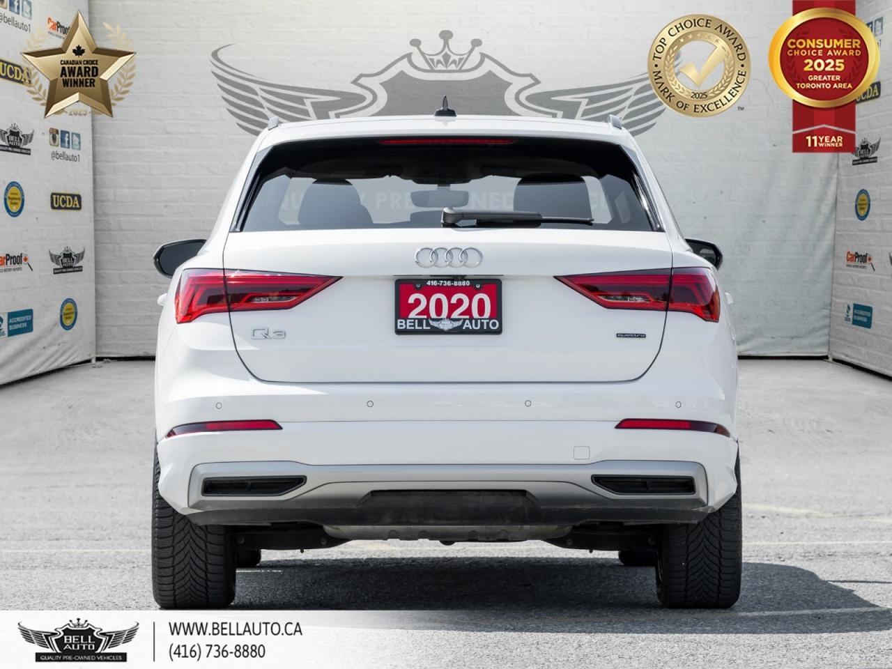 2020 Audi Q3 Komfort | PANOROOF | PARKASST | WIRELESSCHRG | BLUETOOTH | HTD LTHR SEATS | BACKUPCAM | NOACCIDENT Toronto ON