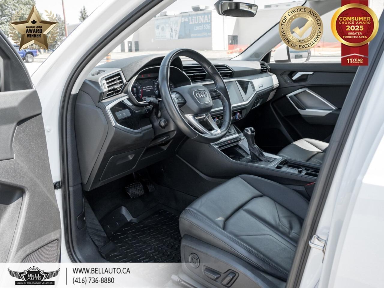 2020 Audi Q3 Komfort | PANOROOF | PARKASST | WIRELESSCHRG | BLUETOOTH | HTD LTHR SEATS | BACKUPCAM | NOACCIDENT Toronto ON