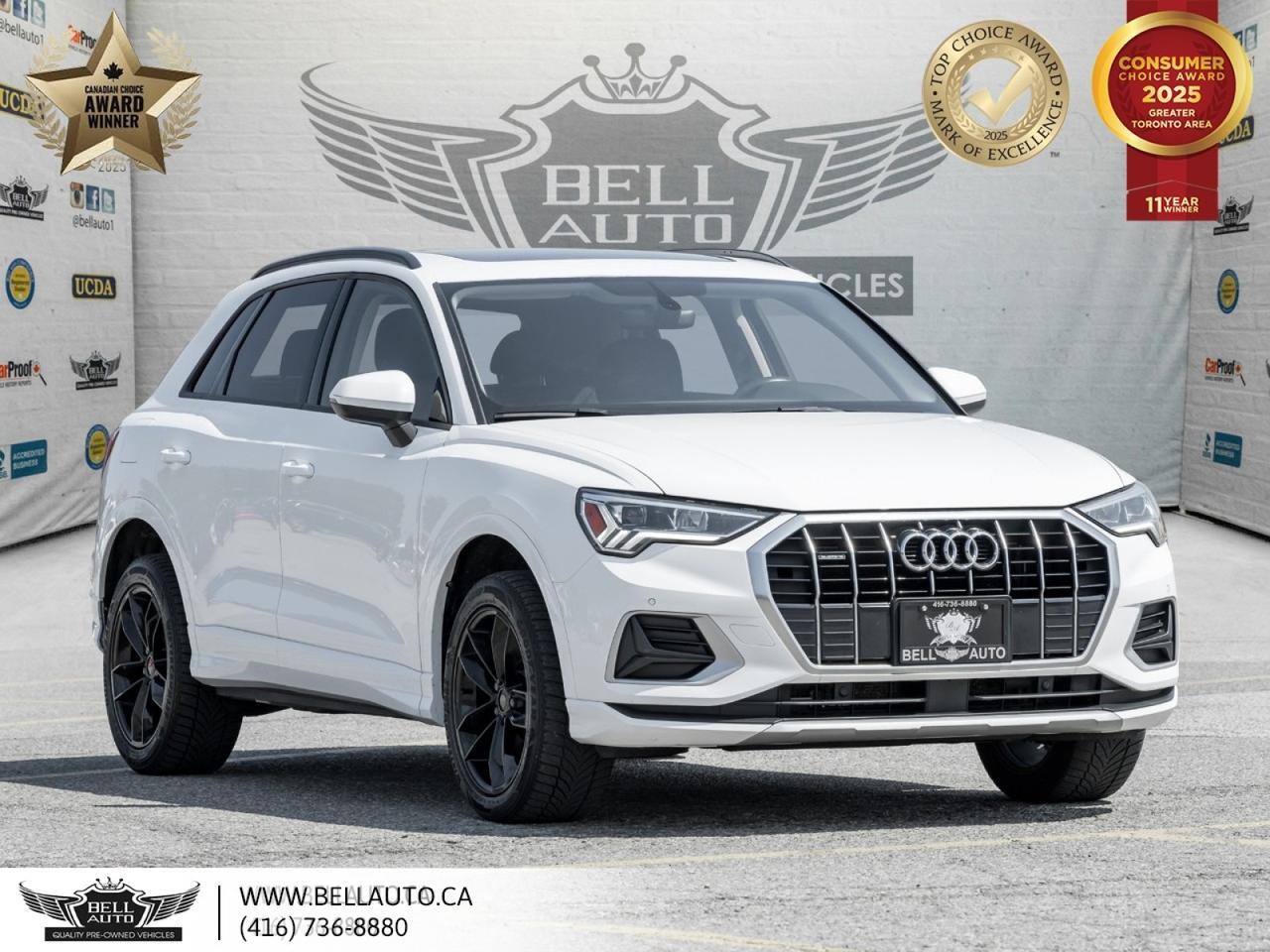 2020 Audi Q3 Komfort | PANOROOF | PARKASST | WIRELESSCHRG | BLUETOOTH | HTD LTHR SEATS | BACKUPCAM | NOACCIDENT Toronto ON