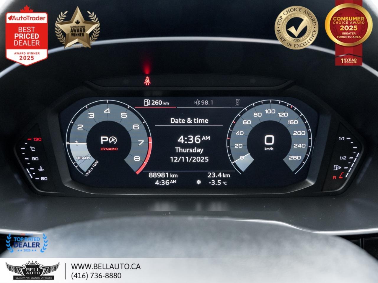 2020 Audi Q3 Komfort B.CAM PANO PWRSEATS SATRADIO NOACCIDENT Toronto ON