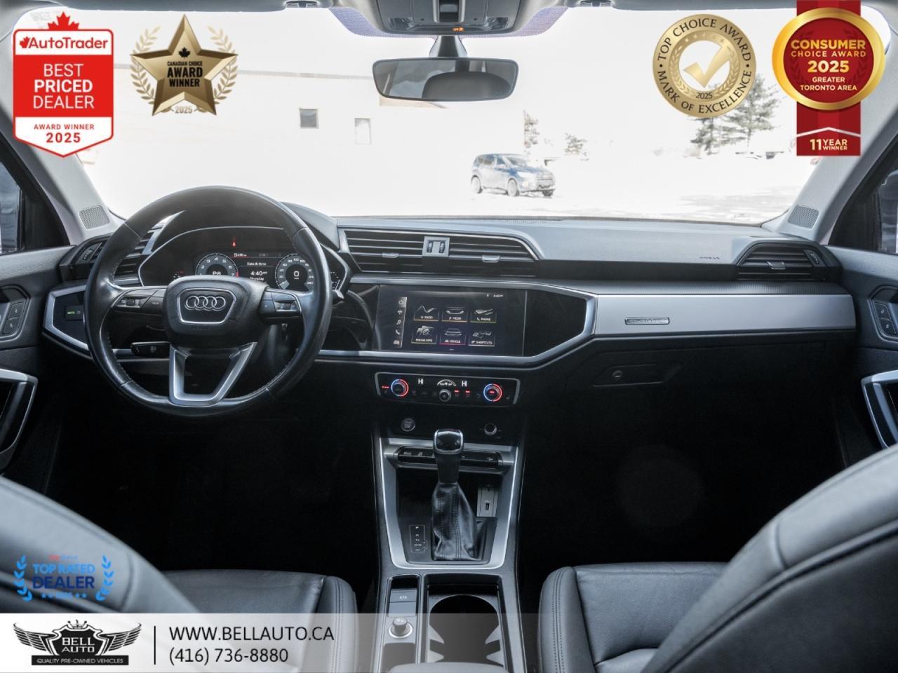 2020 Audi Q3 Komfort B.CAM PANO PWRSEATS SATRADIO NOACCIDENT Toronto ON