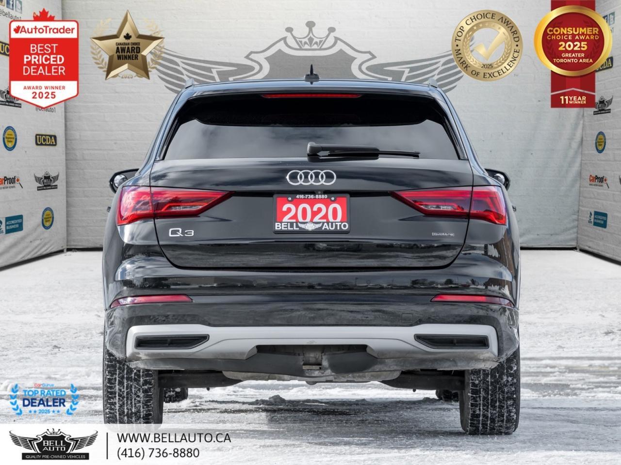 2020 Audi Q3 Komfort B.CAM PANO PWRSEATS SATRADIO NOACCIDENT Toronto ON