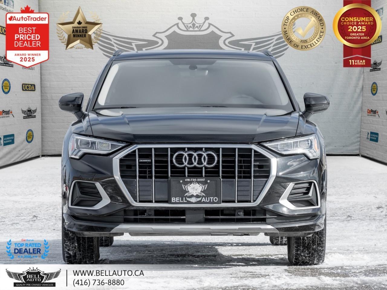 2020 Audi Q3 Komfort B.CAM PANO PWRSEATS SATRADIO NOACCIDENT Toronto ON