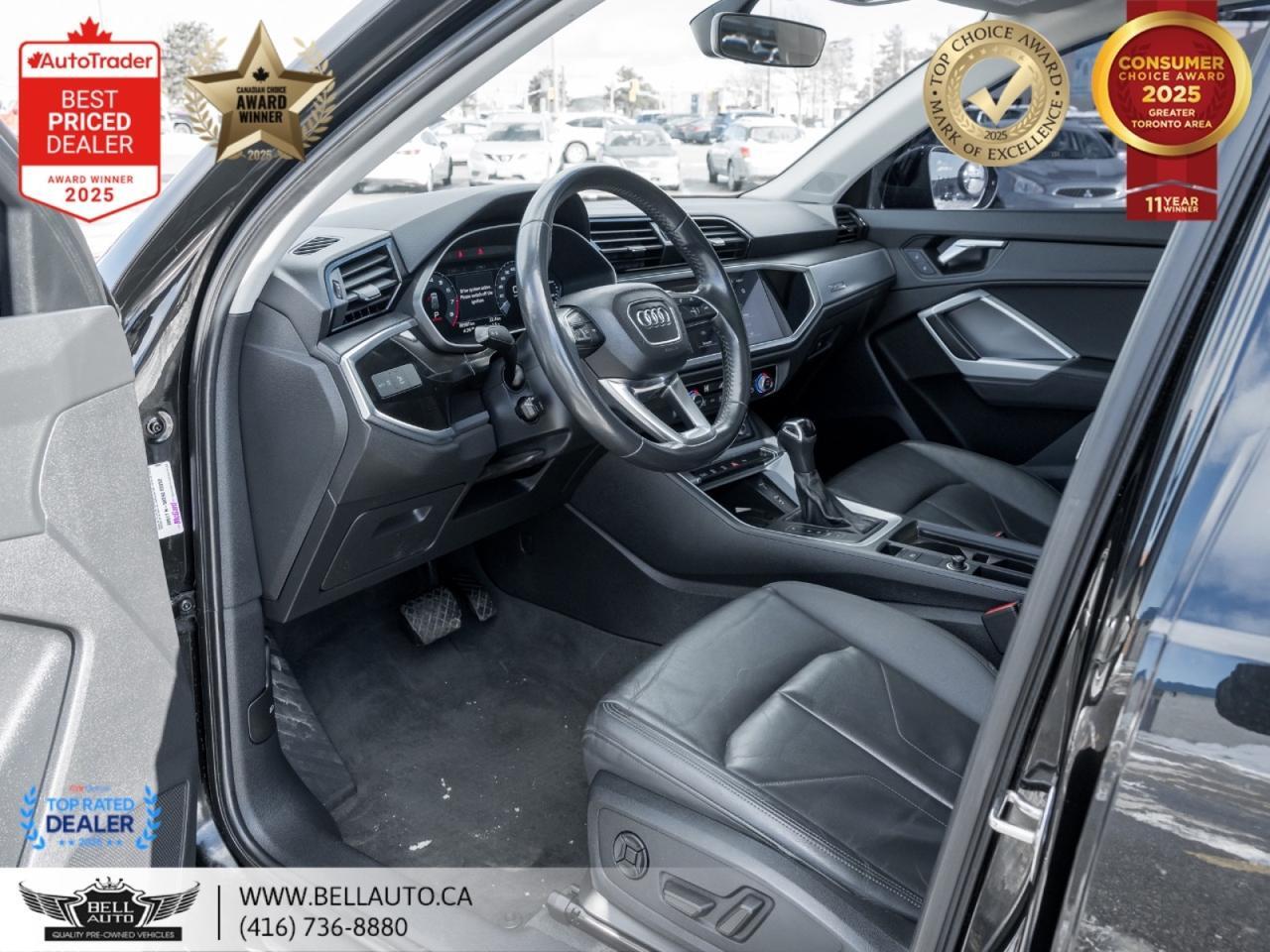2020 Audi Q3 Komfort B.CAM PANO PWRSEATS SATRADIO NOACCIDENT Toronto ON