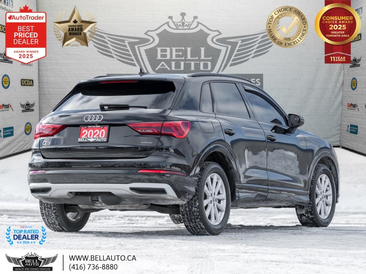 2020 Audi Q3 Komfort B.CAM PANO PWRSEATS SATRADIO NOACCIDENT Toronto ON