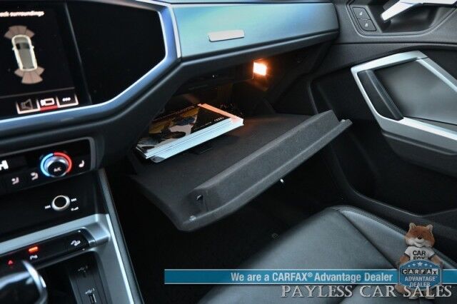 2020 Audi Q3 Premium Plus / AWD / Power & Heated Leather Seats / Navigation / Panoramic Sunroof / B&O Speakers / Adaptive Cruise / Lane Departure & Blind Spot Alert / Apple CarPlay & Android Auto / Back Up Cam / Only 45K Miles Anchorage AK