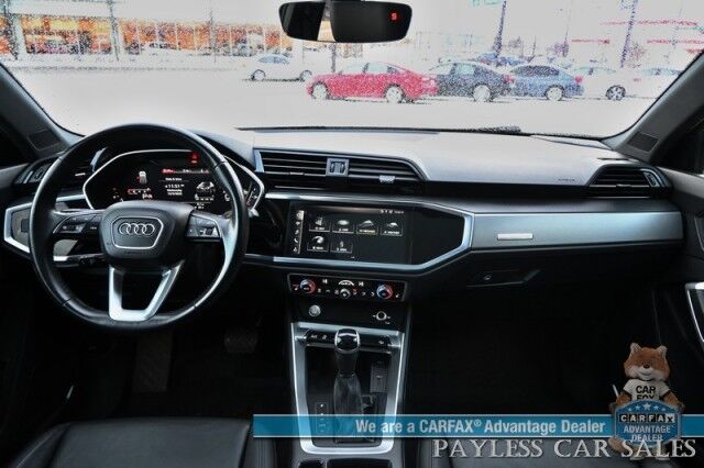 2020 Audi Q3 Premium Plus / AWD / Power & Heated Leather Seats / Navigation / Panoramic Sunroof / B&O Speakers / Adaptive Cruise / Lane Departure & Blind Spot Alert / Apple CarPlay & Android Auto / Back Up Cam / Only 45K Miles Anchorage AK