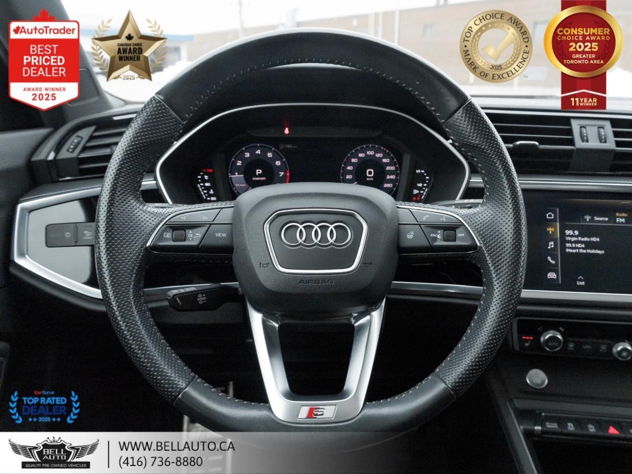 2020 Audi Q3 Progressiv | S-LINE | B.CAM | PANO | NOACCIDENT Toronto ON
