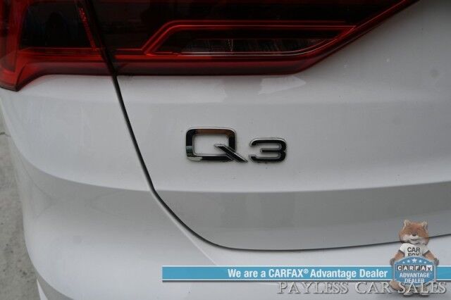 2020 Audi Q3 S line Premium Plus / AWD / Auto Start / Power & Heated Leather Seats / Panoramic Sunroof / Lane Departure & Blind Spot Alert / Apple CarPlay & Android Auto / Back Up Camera / Keyless Entry & Start / 27 MPG Anchorage AK