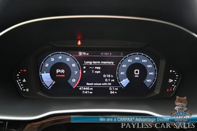 2020 Audi Q3 S line Premium Plus / AWD / Auto Start / Power & Heated Leather Seats / Panoramic Sunroof / Lane Departure & Blind Spot Alert / Apple CarPlay & Android Auto / Back Up Camera / Keyless Entry & Start / 27 MPG Anchorage AK